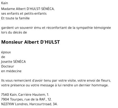 Albert D'HULST