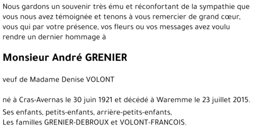 André GRENIER