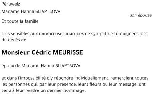 Cédric MEURISSE