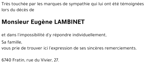 Eugène LAMBINET