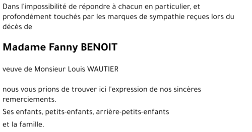 Fanny BENOIT