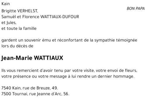 Jean-Marie WATTIAUX