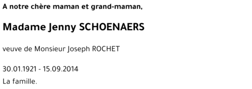 Jenny SCHOENAERS