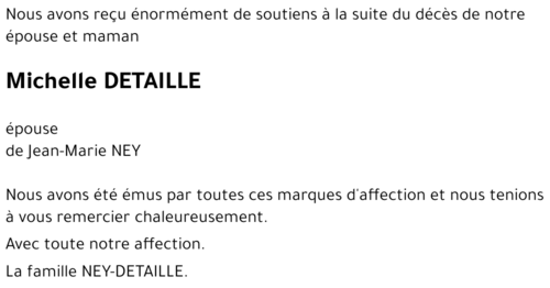 Michelle DETAILLE