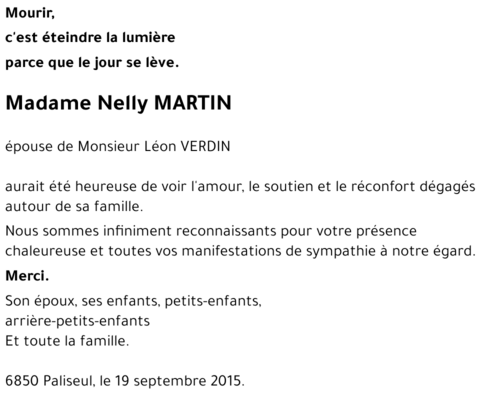 Nelly MARTIN