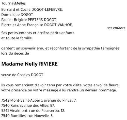 Nelly RIVIERE