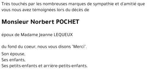 Norbert POCHET
