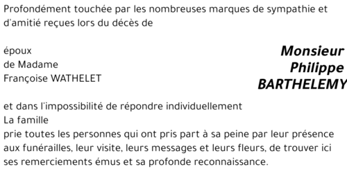 Philippe Barthelemy