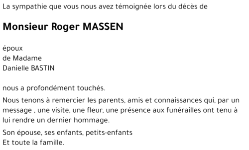 Roger MASSEN