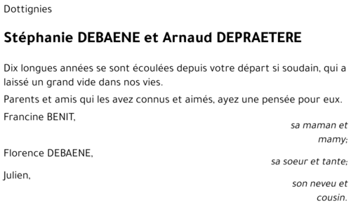 Stéphanie DEBAENE