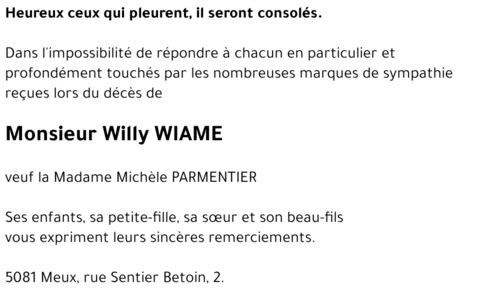 Willy WIAME