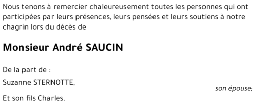André SAUCIN
