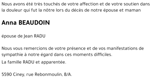 Anna BEAUDOIN