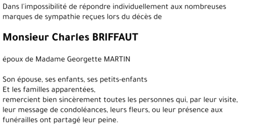 Charles BRIFFAUT