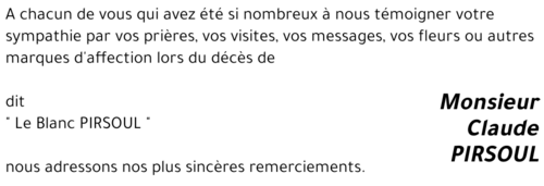 Claude PIRSOUL