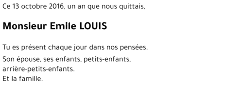 Emile LOUIS