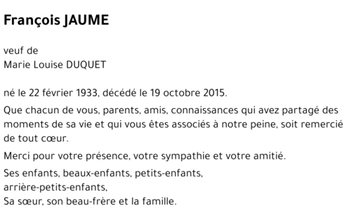 François JAUME
