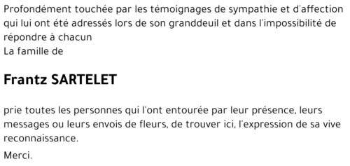 Frantz SARTELET 