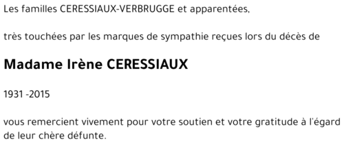 Irène CERESSIAUX