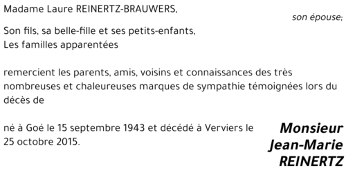 Jean-Marie REINERTZ