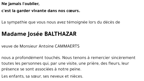 Josée BALTHAZAR