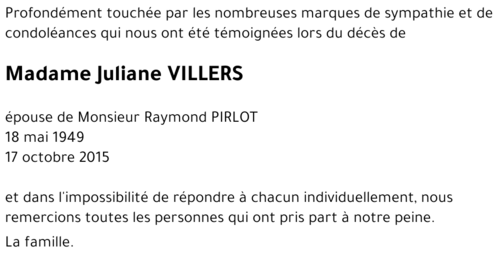 Juliane VILLERS