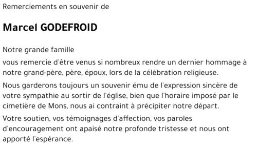 Marcel GODEFROID