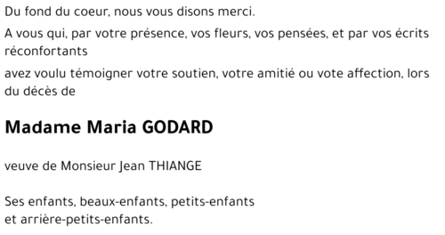 Maria GODARD