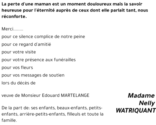 Nelly WATRIQUANT