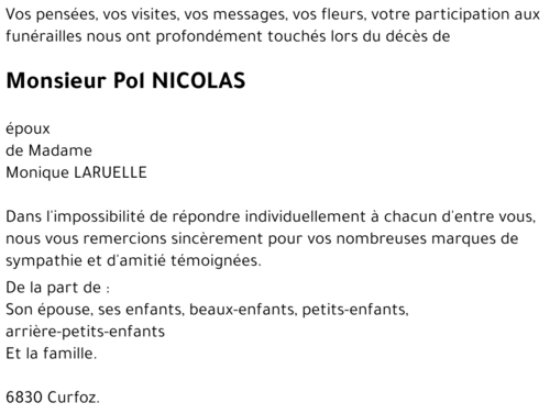 Pol NICOLAS