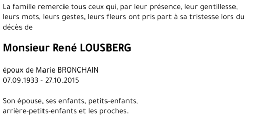René LOUSBERG