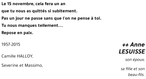 Anne LESUISSE