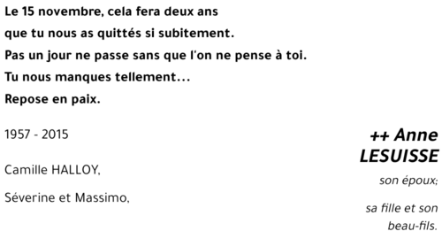 Anne LESUISSE