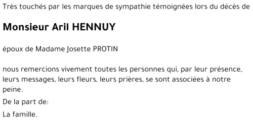 Aril HENNUY