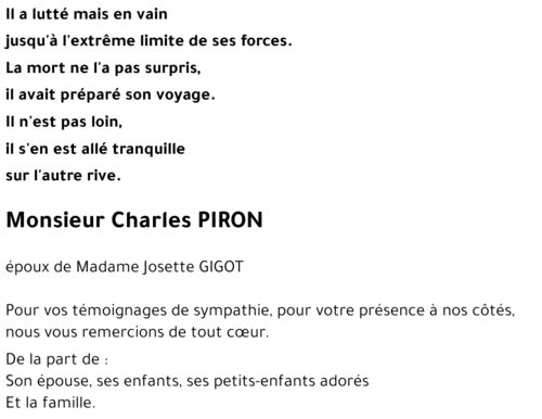 Charles PIRON