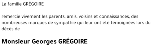 Georges GRÉGOIRE