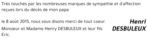 Henri DESBULEUX