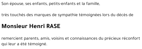 Henri RASE