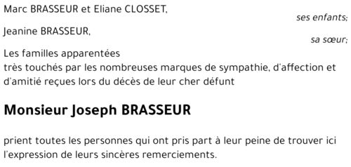 Joseph BRASSEUR