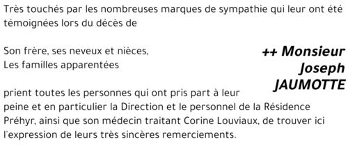 Joseph JAUMOTTE