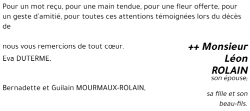 Léon ROLAIN