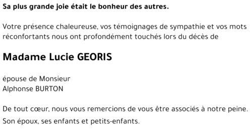 Lucie GEORIS