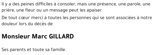 Marc GILLARD