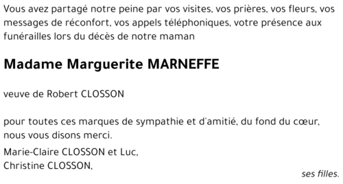 Marguerite MARNEFFE