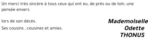 Odette THONUS