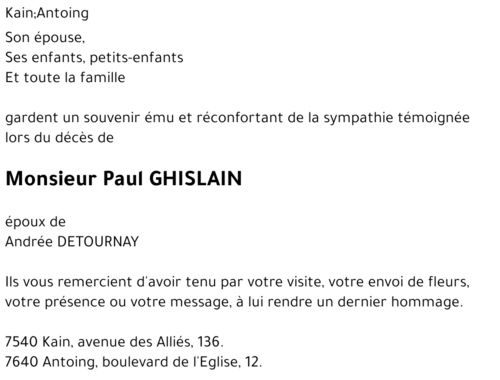 Paul GHISLAIN