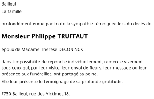 Philippe TRUFFAUT