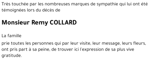 Remy COLLARD