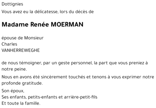 Renée MOERMAN