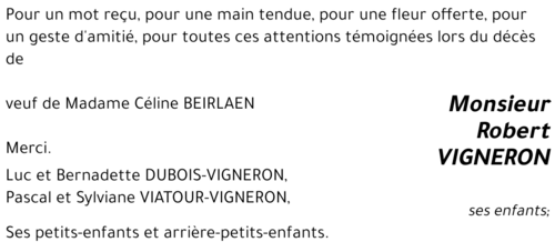 Robert VIGNERON